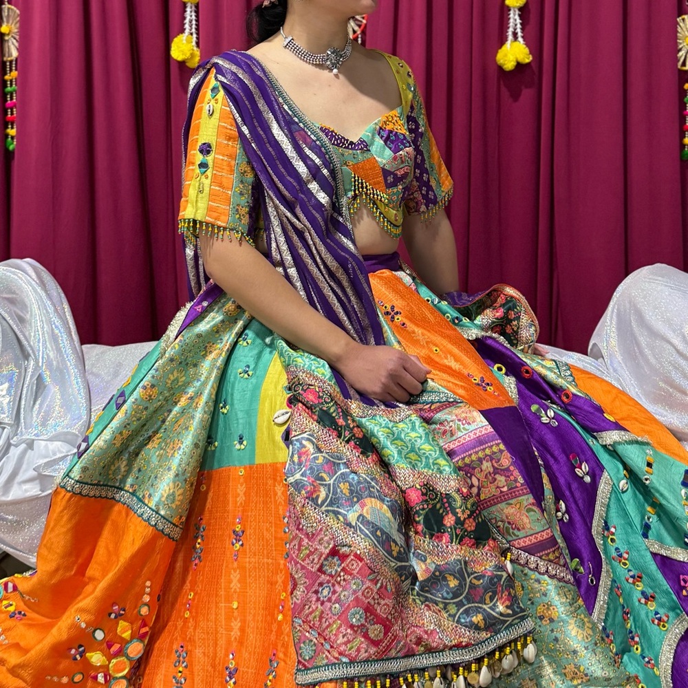 Colorful Traditional Chaniya Choli Navratri Lehenga Choli for Garba